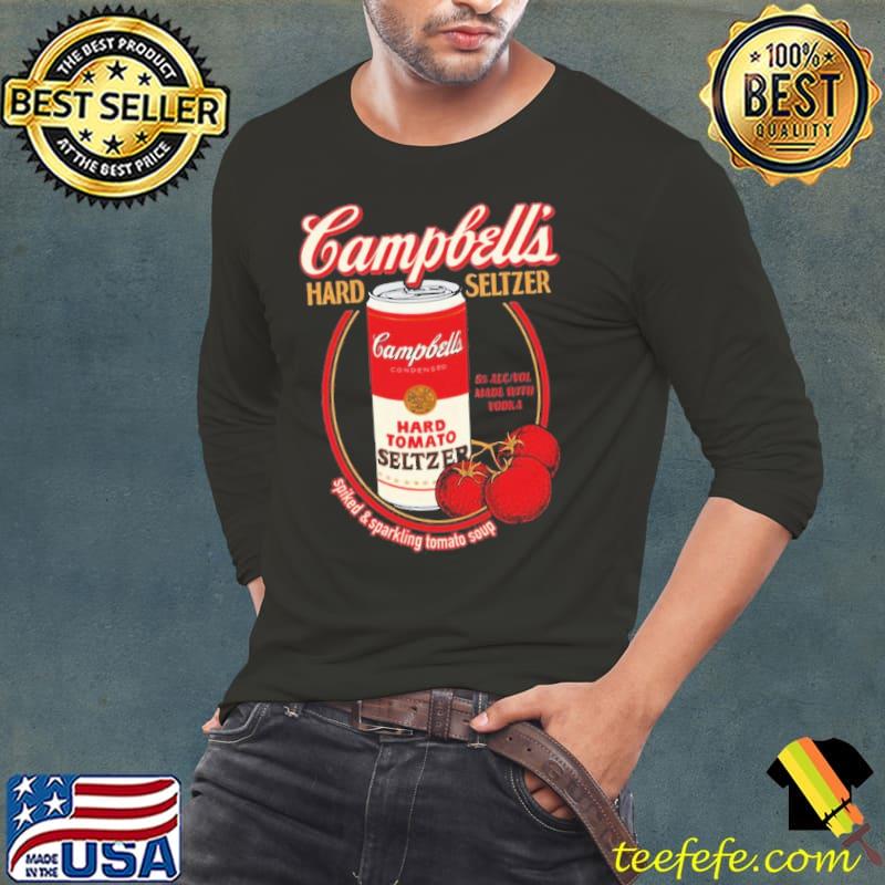 Campbell's Hard Seltzer spiked & sparkling tomato soup Long Sleeve Tee Campbell's Hard Seltzer spiked & sparkling tomato soup Long Sleeve Tee