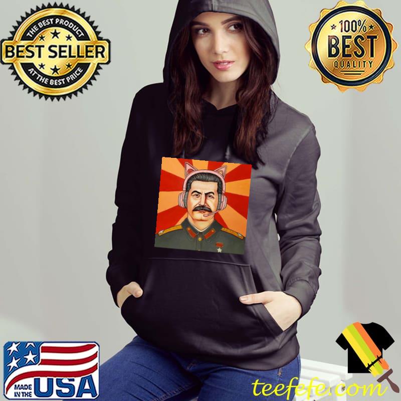 Cat ears gamer girl stalin shirt