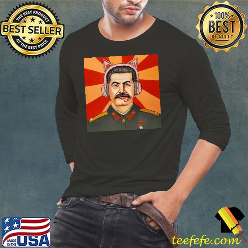 Cat ears gamer girl stalin Long Sleeve Tee Cat ears gamer girl stalin Long Sleeve Tee
