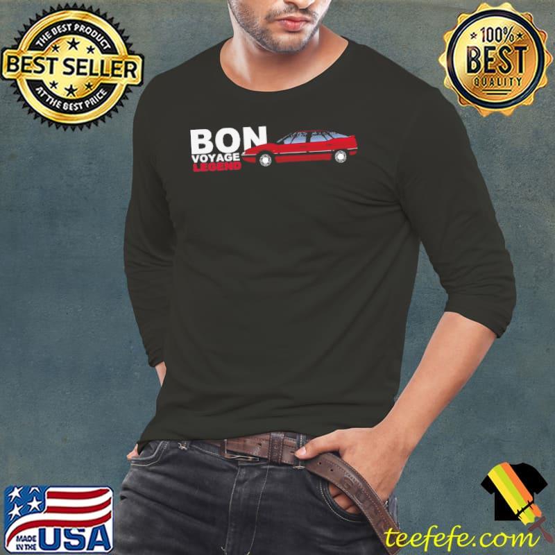 Citroën BX Bon Voyage Legend Shirt Long Sleeve Tee Citroën BX Bon Voyage Legend Shirt Long Sleeve Tee