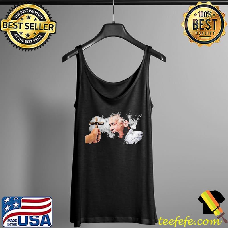 Crucifix Smoke Santa Shirt Tank Top Crucifix Smoke Santa Shirt Tank Top