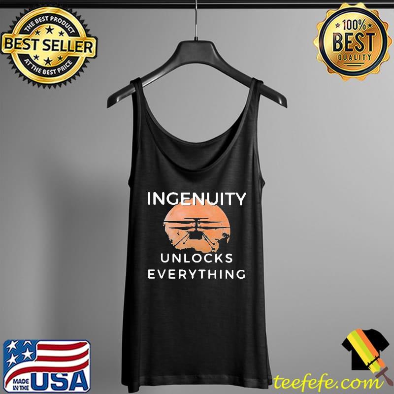 Cute ingenuity unlocks everything perseverance rover nasa Tank Top Cute ingenuity unlocks everything perseverance rover nasa Tank Top