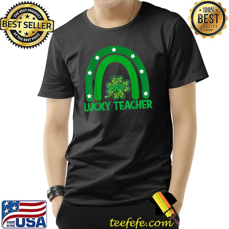 Cute Lucky To Be A Teacher Rainbow Teacher St Patricks Day T-Shirt Unisex Cute Lucky To Be A Teacher Rainbow Teacher St Patricks Day T-Shirt Unisex