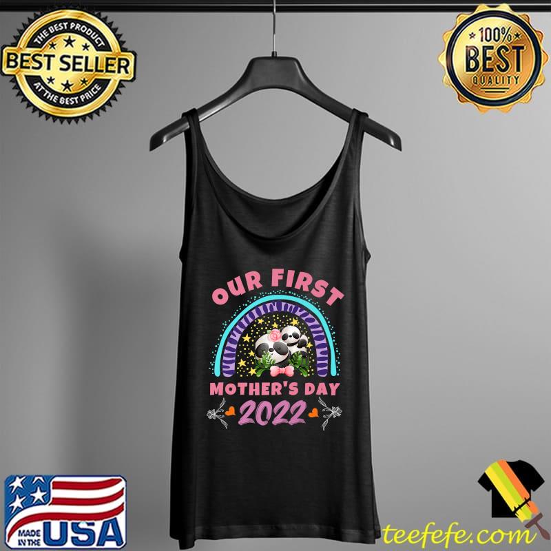 Cute Our First Mother's Day Mom & Baby Panda Mother's Day Premium T-Shirt Tank Top Cute Our First Mother's Day Mom & Baby Panda Mother's Day Premium T-Shirt Tank Top
