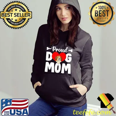 Cute Proud Bernard Dog Mom Mother’s Day T-Shirt