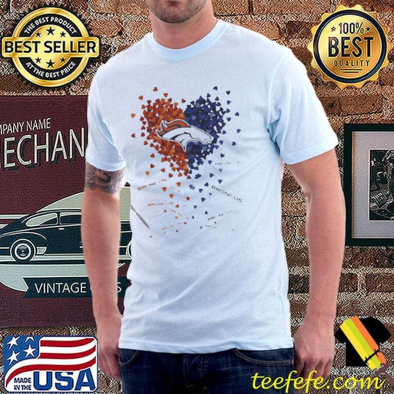 Denver broncos Football in my heart Unisex Denver broncos Football in my heart Unisex