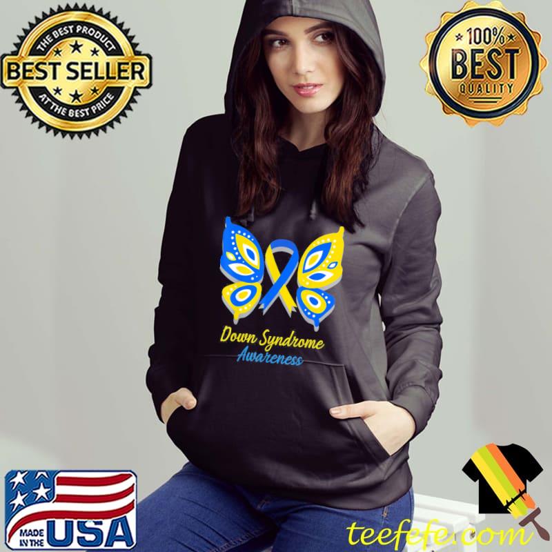 Down syndrome awareness t21 butterfly Hoodie Down syndrome awareness t21 butterfly Hoodie