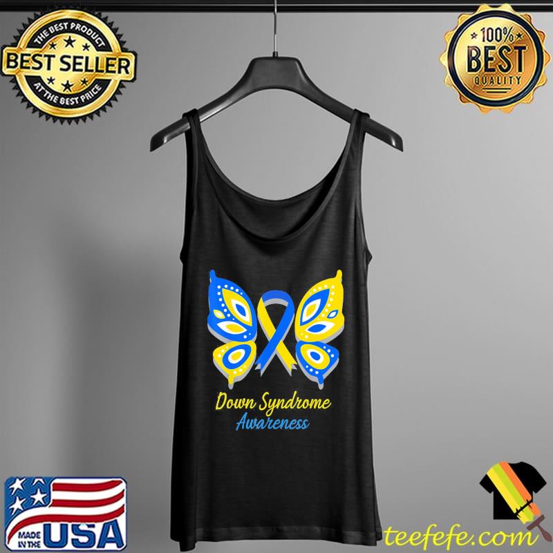 Down syndrome awareness t21 butterfly Tank Top Down syndrome awareness t21 butterfly Tank Top