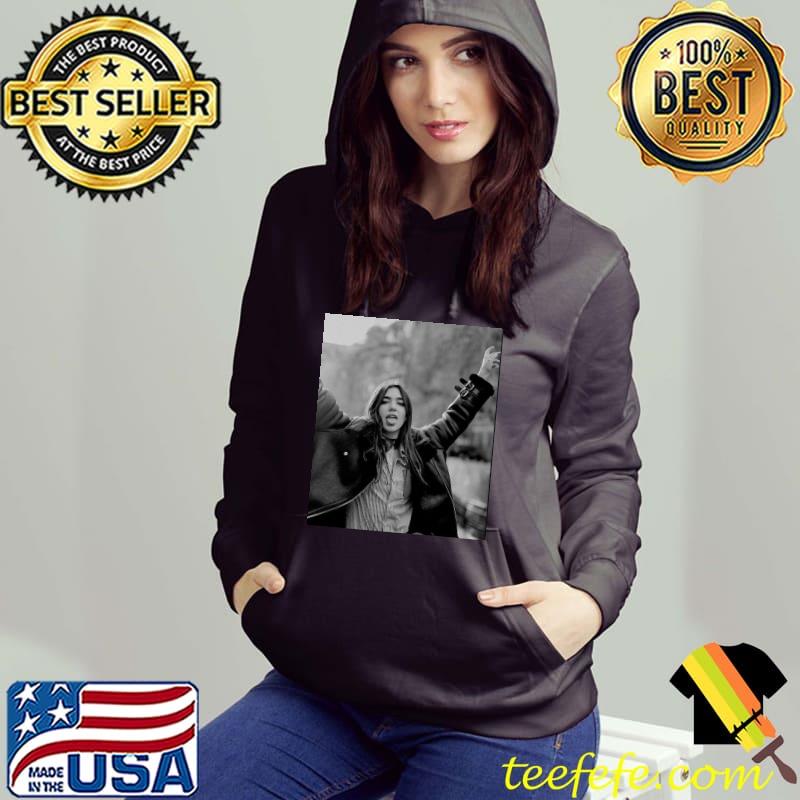 Dua singer black and white art shirt