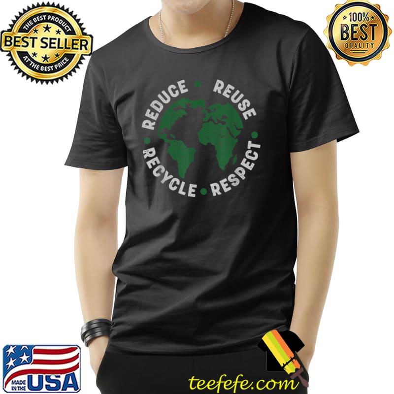 Earth Day Shirt Teacher Recycle Vintage Recycling Earth Day T-Shirt