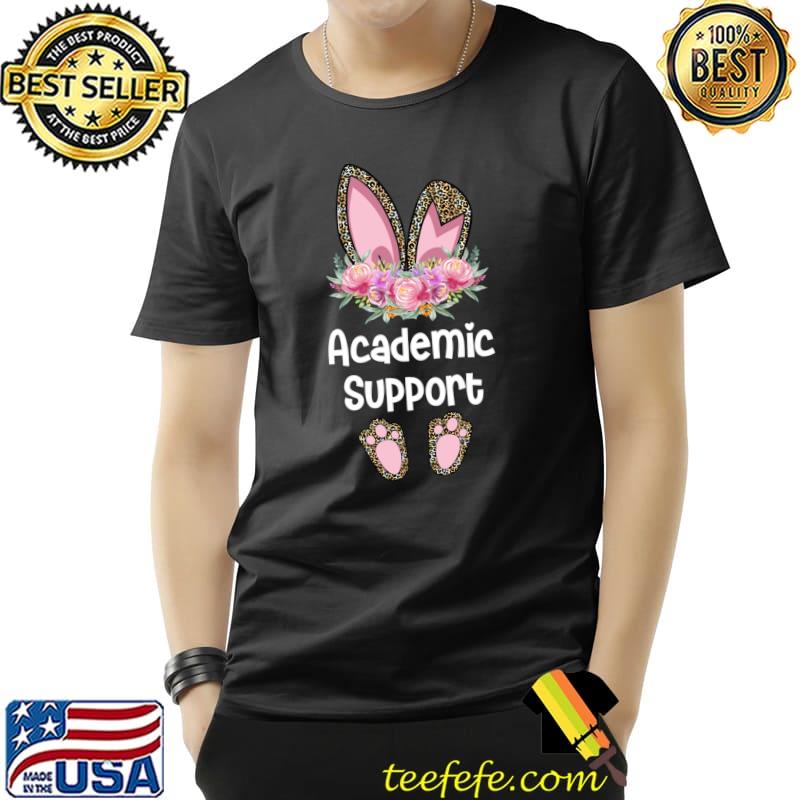 Easter Bunny School Team, Leopard Academic Support Squad T-Shirt
