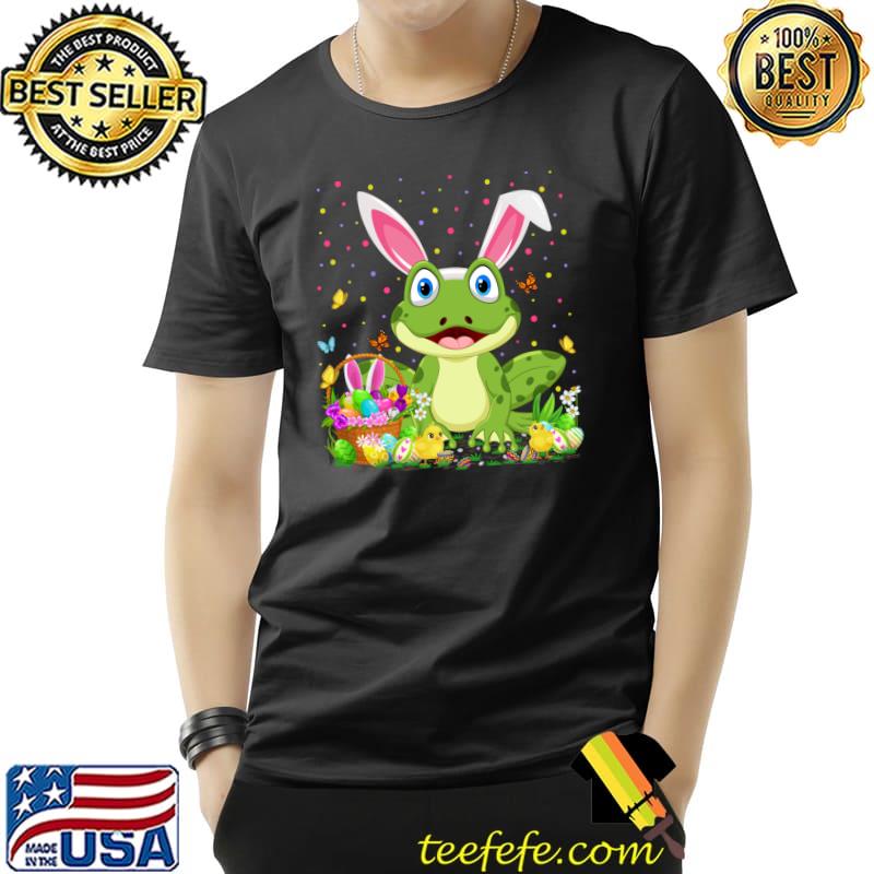 Easter Tree Frog Bunny Egg Hunting Tree Frog Easter Sunday T-Shirt