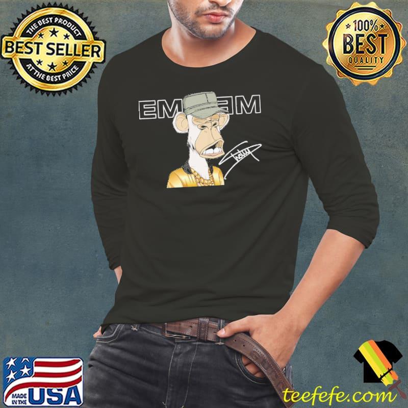 Emiem Bored Ape Yacht Shirt Long Sleeve Tee Emiem Bored Ape Yacht Shirt Long Sleeve Tee