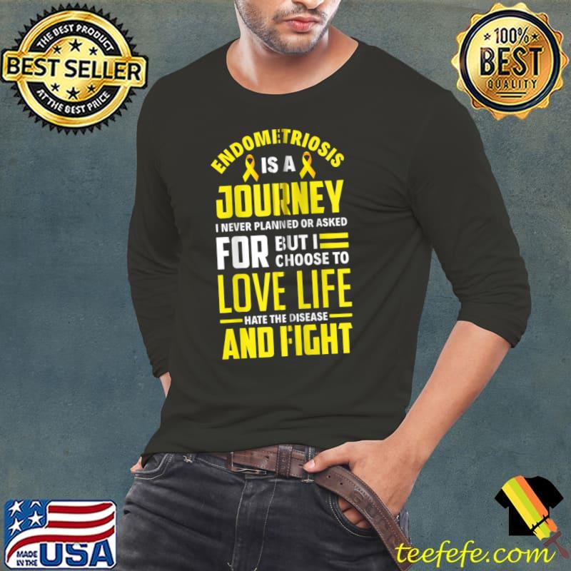 Endometriosis Awareness Endo Fighter Endometriosis Warrior T- Long Sleeve Tee Endometriosis Awareness Endo Fighter Endometriosis Warrior T- Long Sleeve Tee