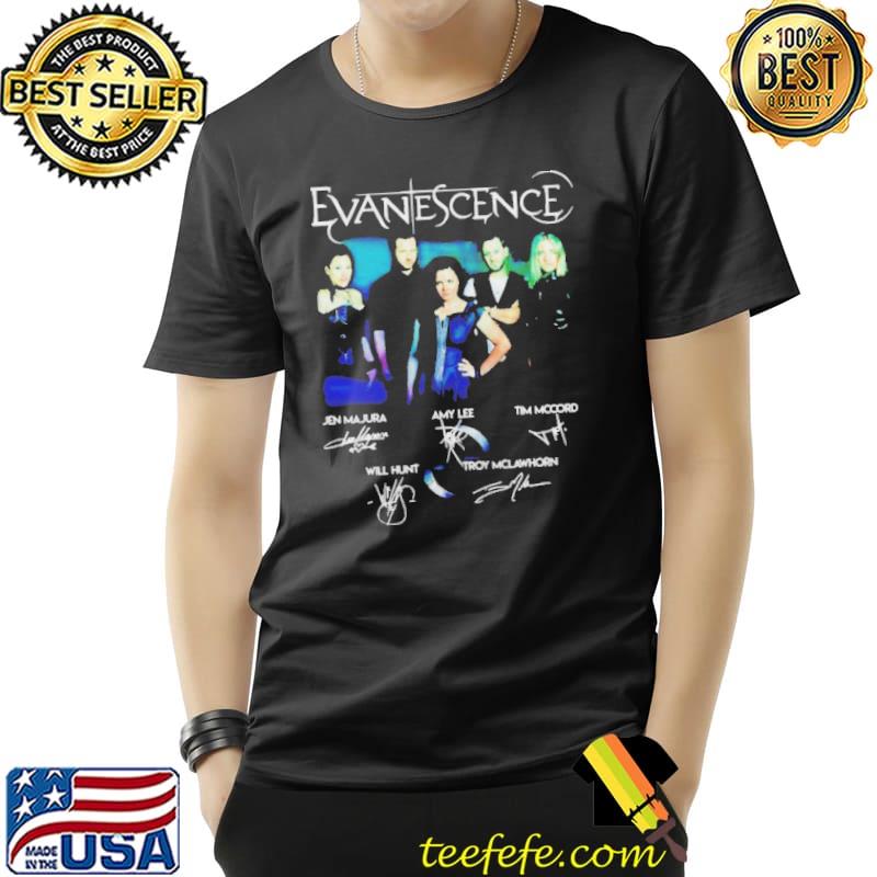 Evanescence members signature shirt