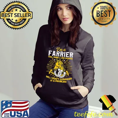 Farrier hero horseshoe hoof trimming equine shoeing shirt