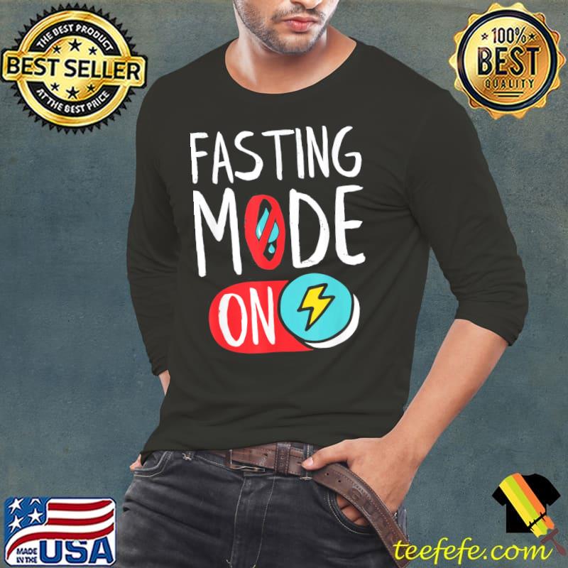 Fasting Mode On, Ramadan Weight Loss and Fasting T-Shirt Long Sleeve Tee Fasting Mode On, Ramadan Weight Loss and Fasting T-Shirt Long Sleeve Tee