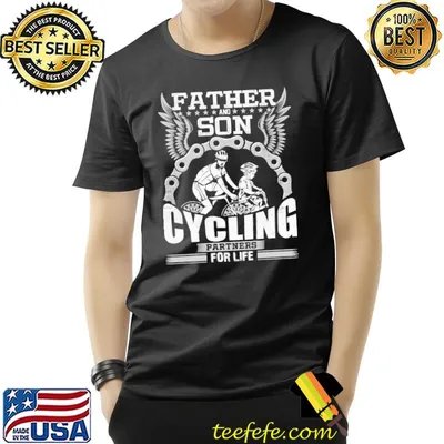 Father And Son Cycling Partners For Life Shirt