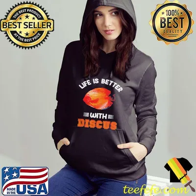 Fish life is better with discus shirt