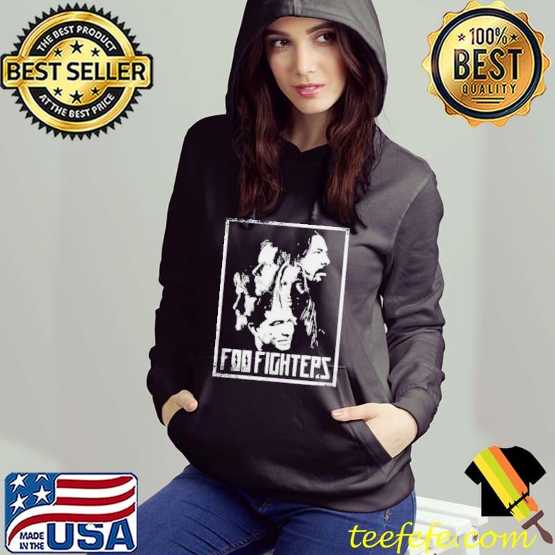 Foo fighters rock band black and shirt
