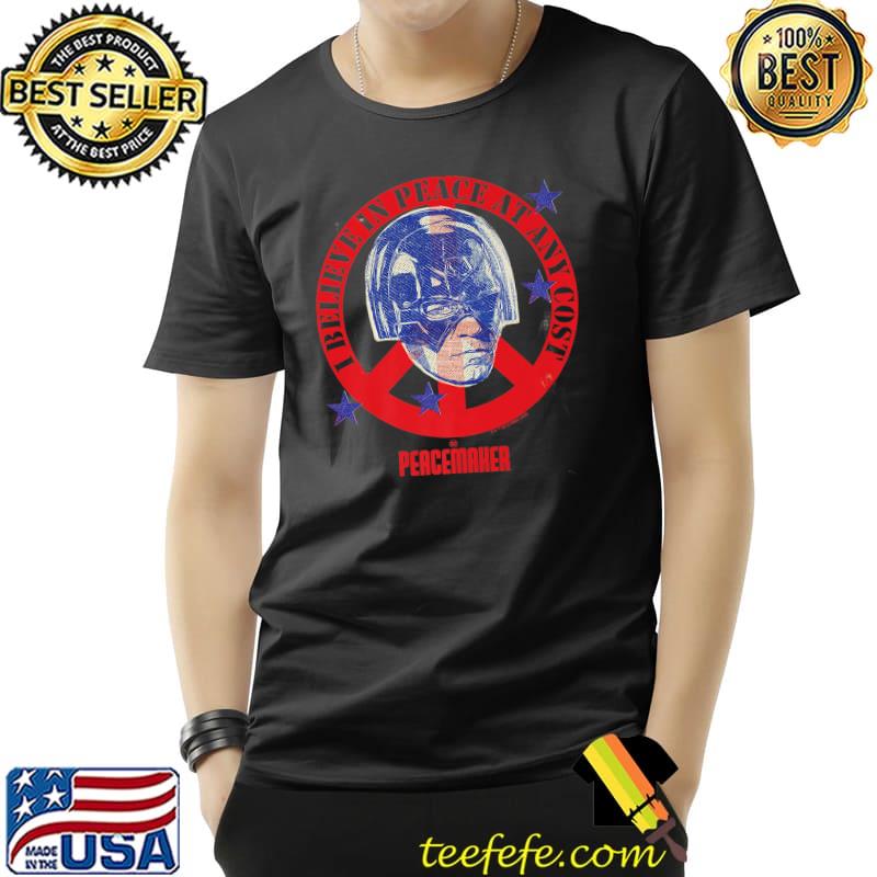 Funny DC Comics Peacemaker Peace At Any Cost Badge Premium T-Shirt Unisex Funny DC Comics Peacemaker Peace At Any Cost Badge Premium T-Shirt Unisex