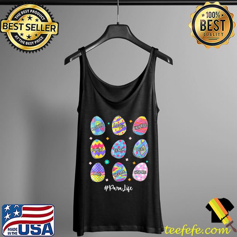 Funny Easter Eggs Para Life Teach Love Inspire Christians T-Shirt Tank Top Funny Easter Eggs Para Life Teach Love Inspire Christians T-Shirt Tank Top