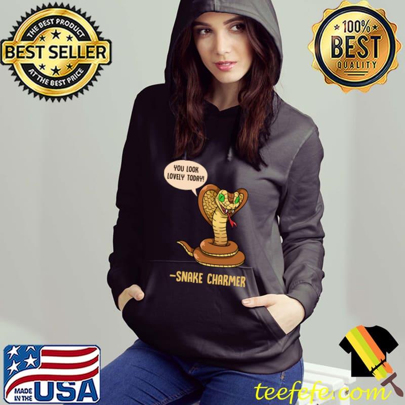Funny Snake Charmer Snakes Python Joke Reptile Herpetology T-Shirt Hoodie Funny Snake Charmer Snakes Python Joke Reptile Herpetology T-Shirt Hoodie