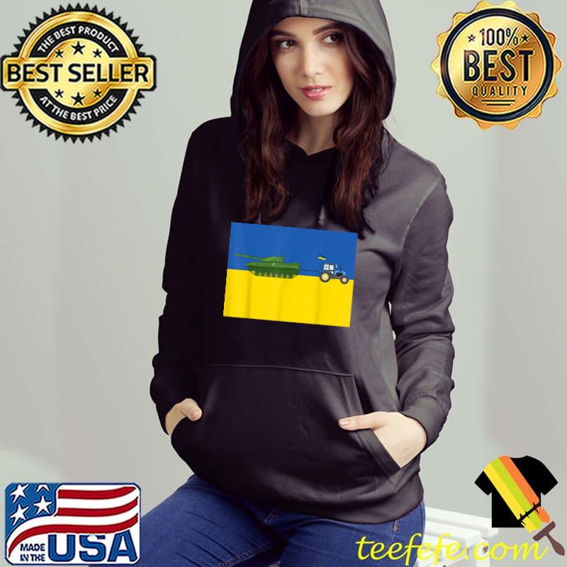 Funny Ukrainian Farmer Steals Tank Ukraine Flag vintage 2022 T-Shirt Hoodie Funny Ukrainian Farmer Steals Tank Ukraine Flag vintage 2022 T-Shirt Hoodie