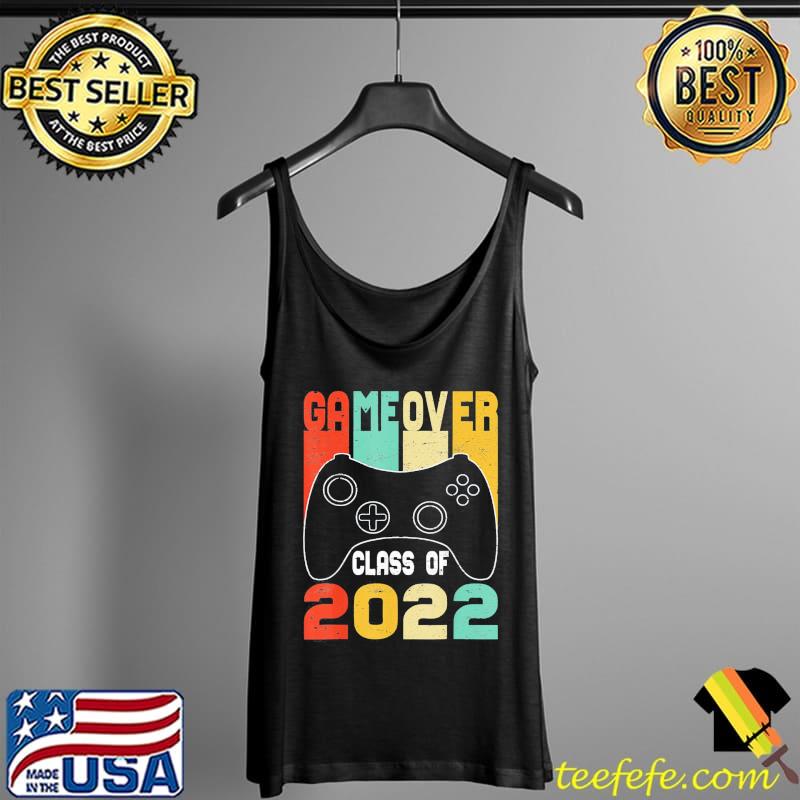 Game Over Class of 2022 Video Games Vintage Graduation Gamer T-Shirt Tank Top Game Over Class of 2022 Video Games Vintage Graduation Gamer T-Shirt Tank Top