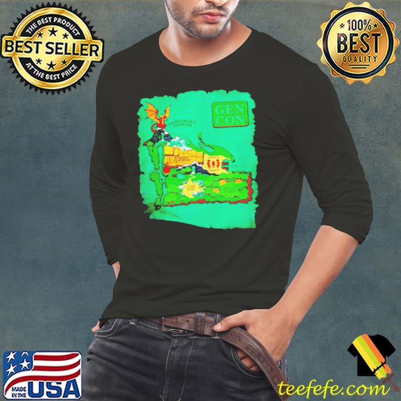 Gen con island map Long Sleeve Tee Gen con island map Long Sleeve Tee
