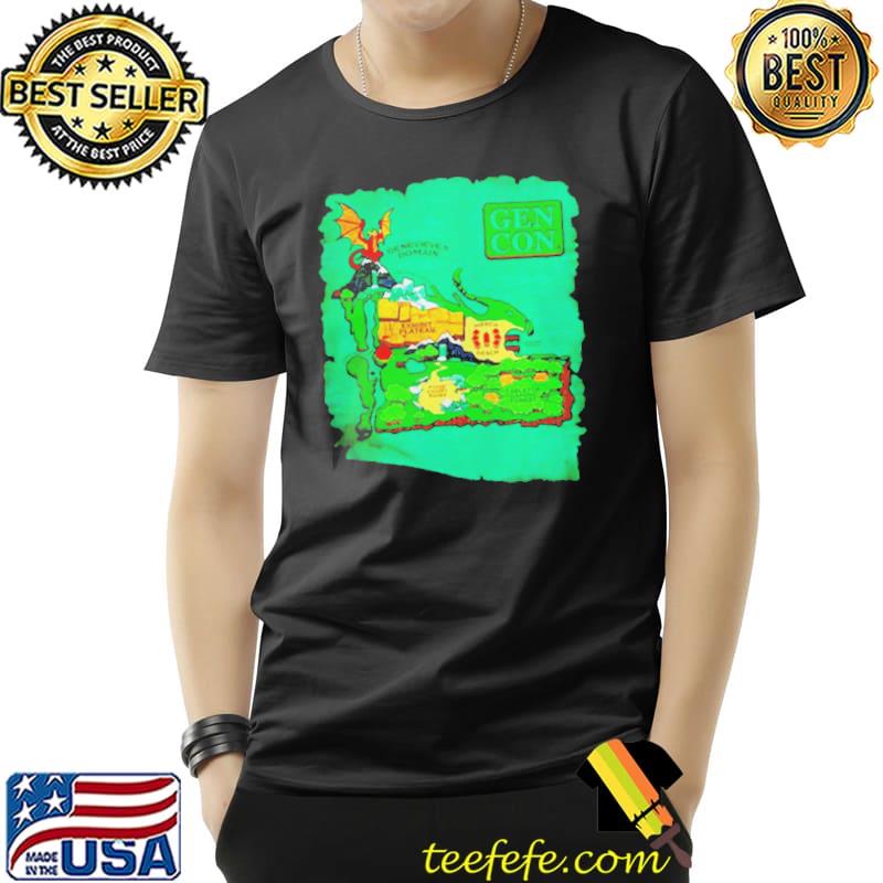 Gen con island map shirt