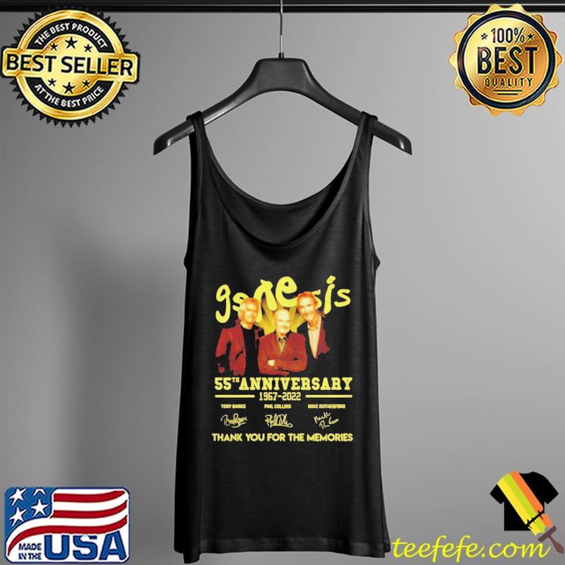 Genesis 55th anniversary 1967 2022 thank you for the memories signatures Tank Top Genesis 55th anniversary 1967 2022 thank you for the memories signatures Tank Top