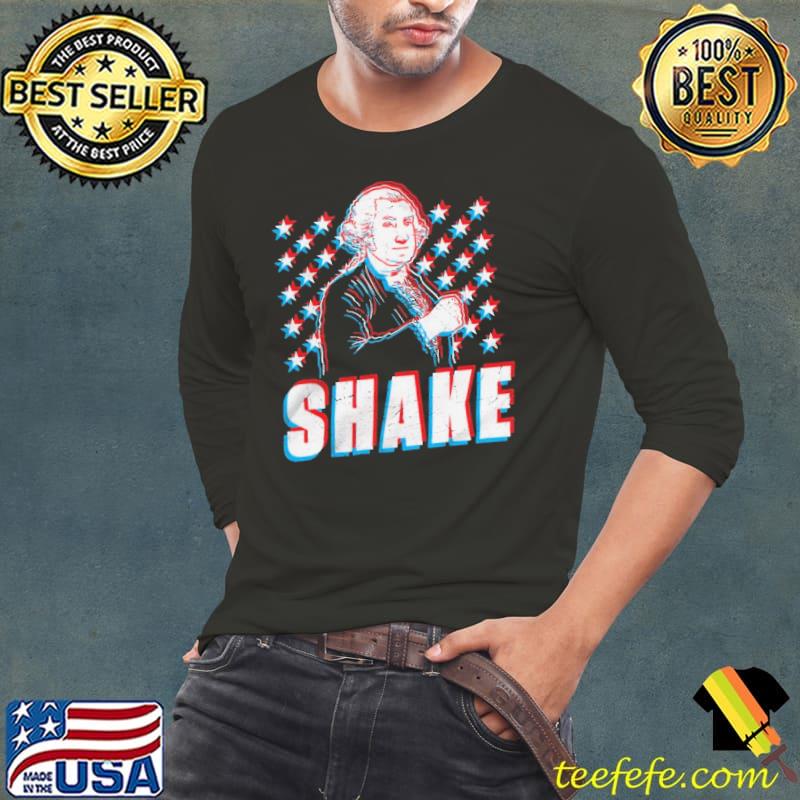 George Washington Shake Shirt Long Sleeve Tee George Washington Shake Shirt Long Sleeve Tee