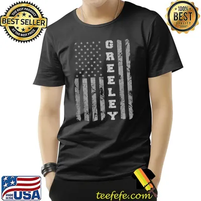 Greeley, Colorado, American flag T-Shirt