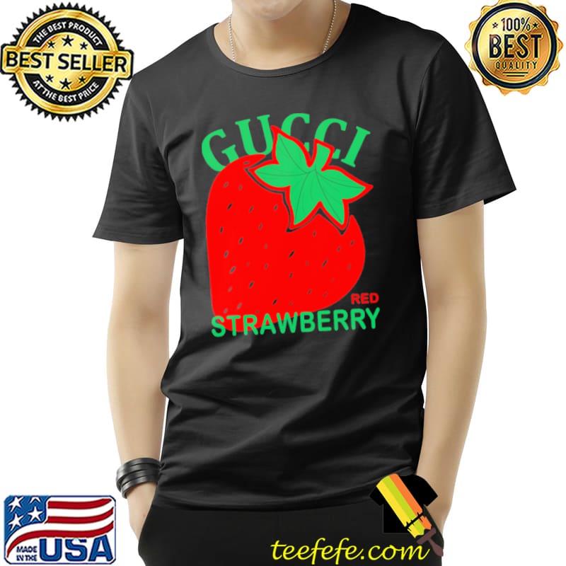 Gucci Strawberry Red Shirt Gucci Strawberry Red Shirt