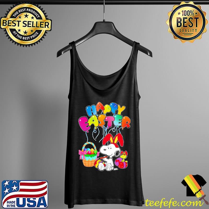 Happy Easter Snoopy And Woodstock Shirt Tank Top Happy Easter Snoopy And Woodstock Shirt Tank Top