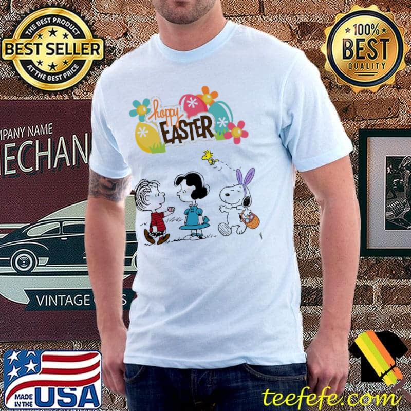 Happy Easter Snoopy Charlie and Friend Shirt Unisex Happy Easter Snoopy Charlie and Friend Shirt Unisex