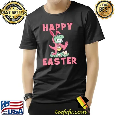 Happy Easter T-Rex Dinosaur Kids Egg Hunt Premium T-Shirt