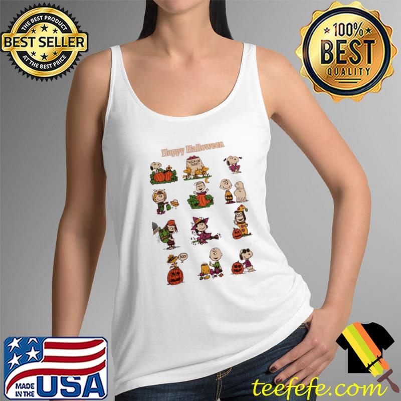 Happy halloween Snoopy And Charlie Shirt Tank Top Happy halloween Snoopy And Charlie Shirt Tank Top