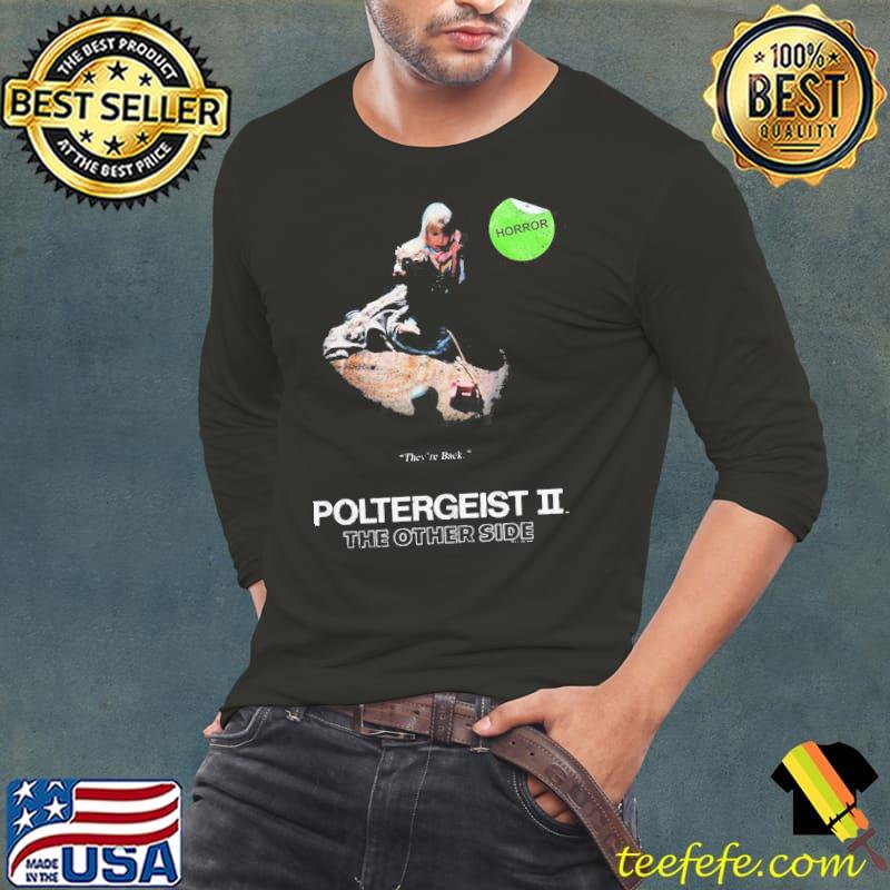 Horror Sticker Poltergeist II The Other Side Shirt Long Sleeve Tee Horror Sticker Poltergeist II The Other Side Shirt Long Sleeve Tee