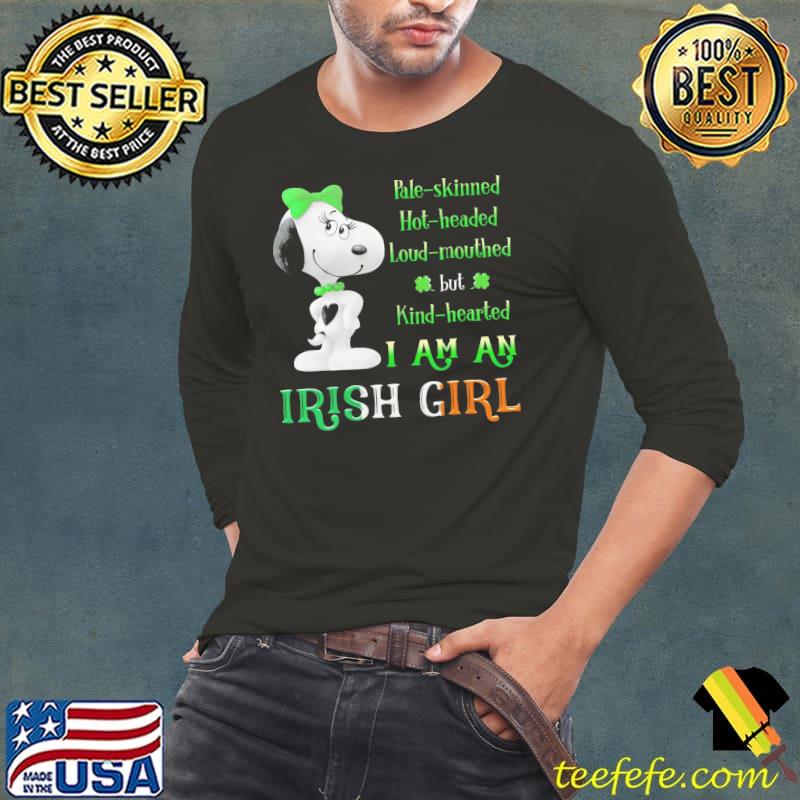 I am an irish girl snoopy Long Sleeve Tee I am an irish girl snoopy Long Sleeve Tee