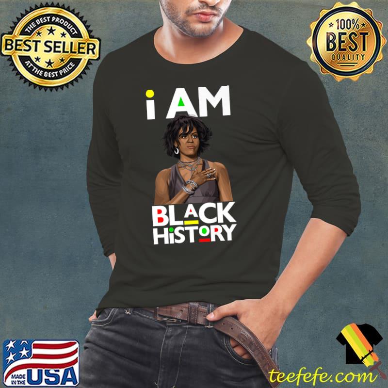 I Am Black History Michelle Obama International Women Queen Premium T-Shirt