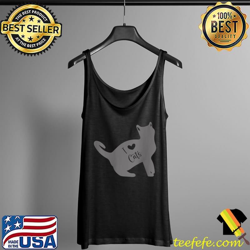 I Love Cats Shirts Cat Mom Dad Cute Black Kitten Kitty Cat T- Tank Top I Love Cats Shirts Cat Mom Dad Cute Black Kitten Kitty Cat T- Tank Top