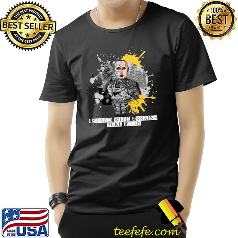 I stand with Ukraine puke futin funny cool vintage T- Unisex I stand with Ukraine puke futin funny cool vintage T- Unisex