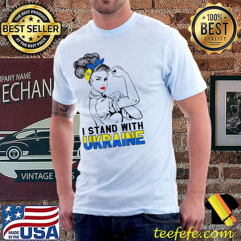 I stand with Ukraine ukrainian strong woman peace freedom Unisex I stand with Ukraine ukrainian strong woman peace freedom Unisex