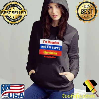 I'm Russian and i'm sorry Stand With Ukraine Support Ukraine Premium T-Shirt