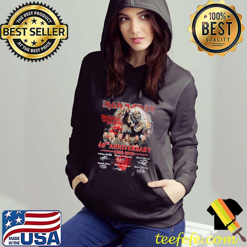 IRon Maiden 40th Anniversary 1982 2022 Shirt Hoodie IRon Maiden 40th Anniversary 1982 2022 Shirt Hoodie