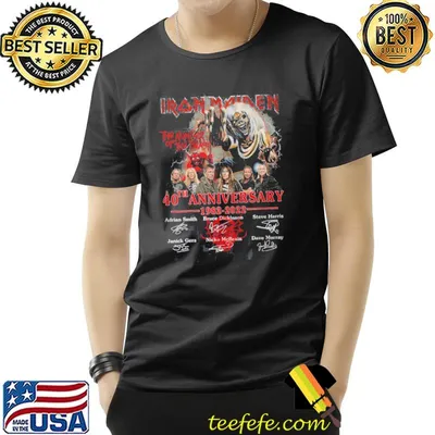 IRon Maiden 40th Anniversary 1982 2022 Shirt