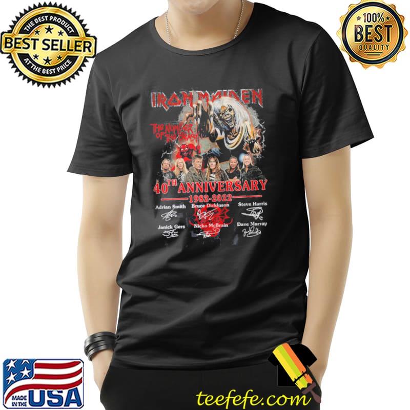 IRon Maiden 40th Anniversary 1982 2022 Shirt