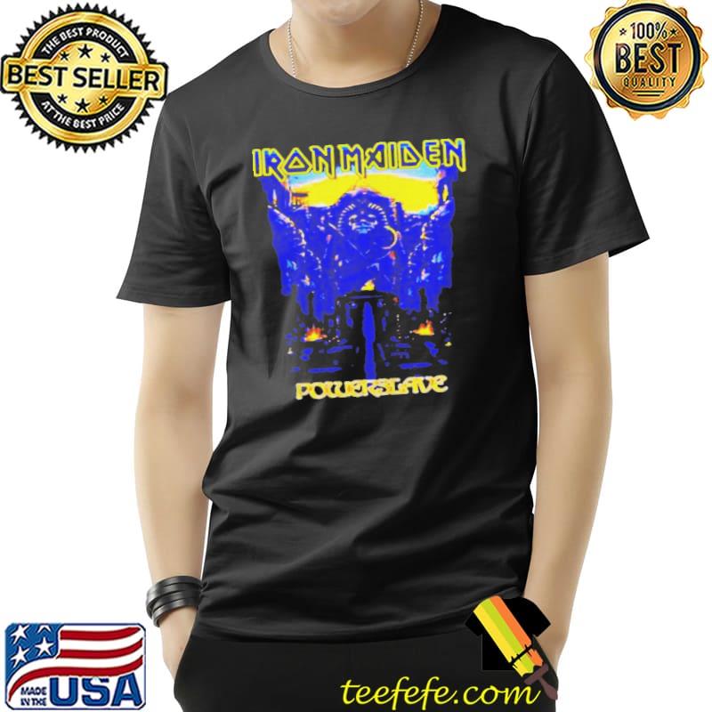 Iron maiden dark ink powerslaves shirt